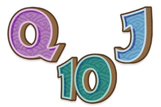 สัญลักษณ์ตัวอักษร Q , J , 10